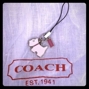 🐶Coach Dog keychain/bag charm🐶